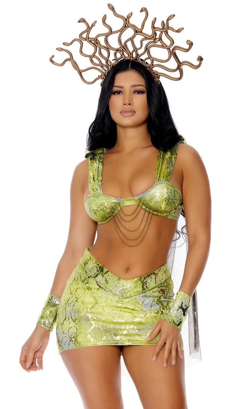 NEW Forplay Set In Stone Medusa Costume Size Medium Large
